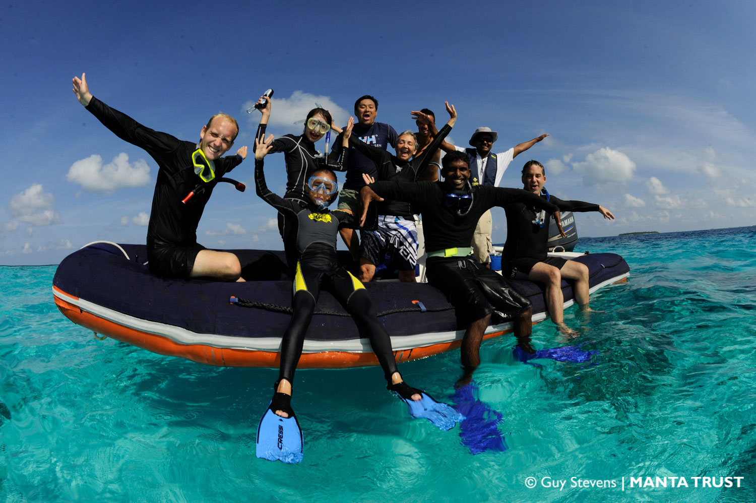 Maldivian manta ray project internship